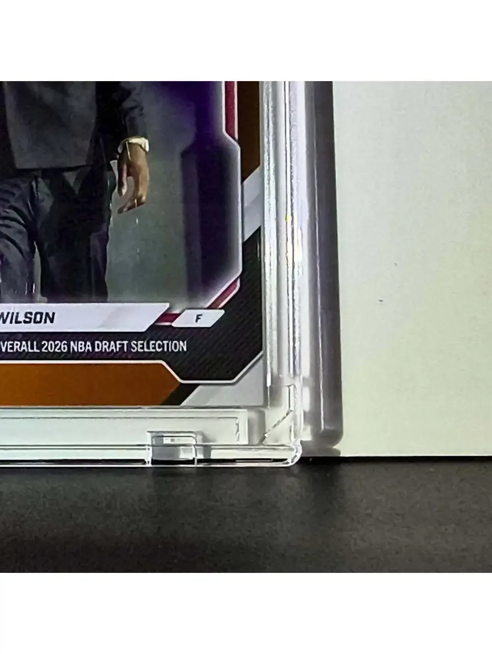 Caleb Wilson Rookie 2026-27 Topps NBA Draft Night Orange Foil 11/25 #CWIL Bulls